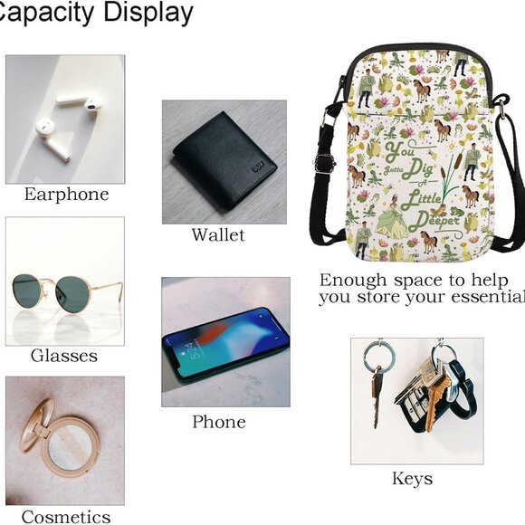 Versatile Princess Inspired Messenger Bag - Perfect for Gifting and Everyday Use - Picture 5 of 6